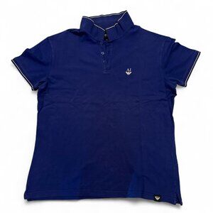 Navy Armani Jeans polo shirt